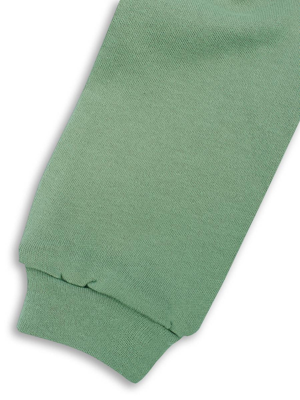 Костюм для девочек (свитшот, шорты) зелёный, р.104 (MINAKU)