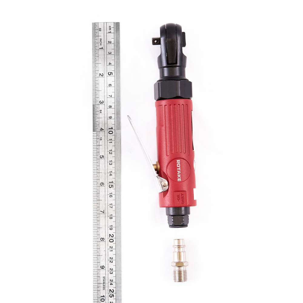 Пневмотрещотка RT-5218, 1/4", 27Нм, 250об/мин, 85л/мин, 6,2бар, 0,5кг