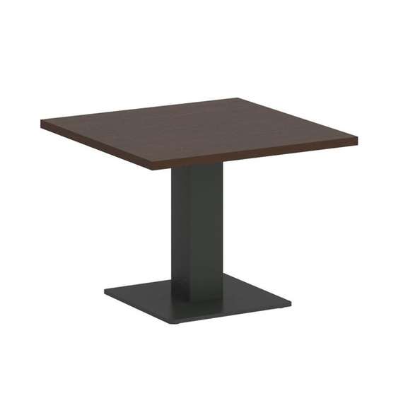 First Стол журнальный квадратный KSJ-2 Венге Цаво/Металл Антрацит 600*600*450