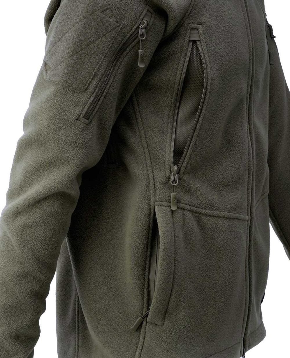 HELIKON TEX PATRIOT JACKET MK2 HYBRID FLEECE - OLIVE GREEN