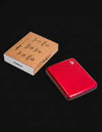 Кошелёк алюминиевый красный