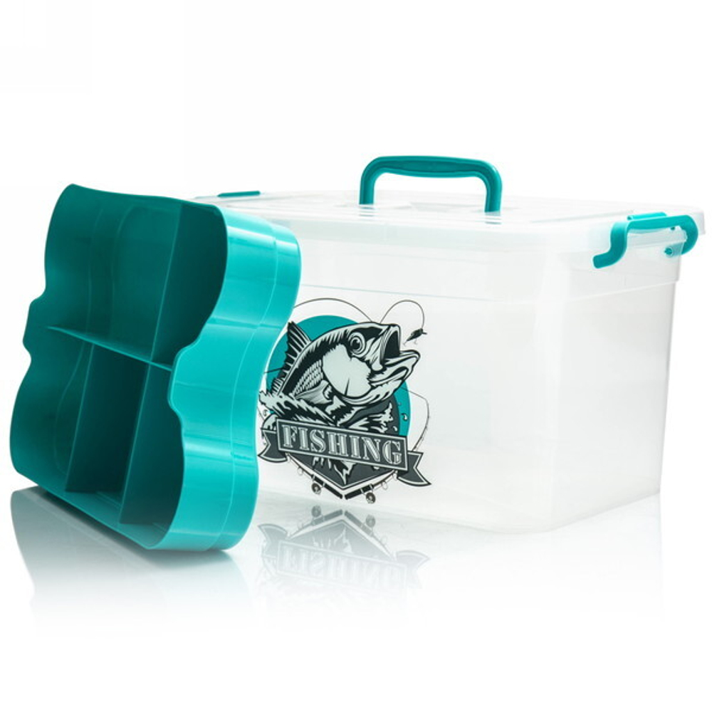 Контейнер универсальный для хранения «ROLLY», бесцветный, 15*26,6*8,7см, 2,65л