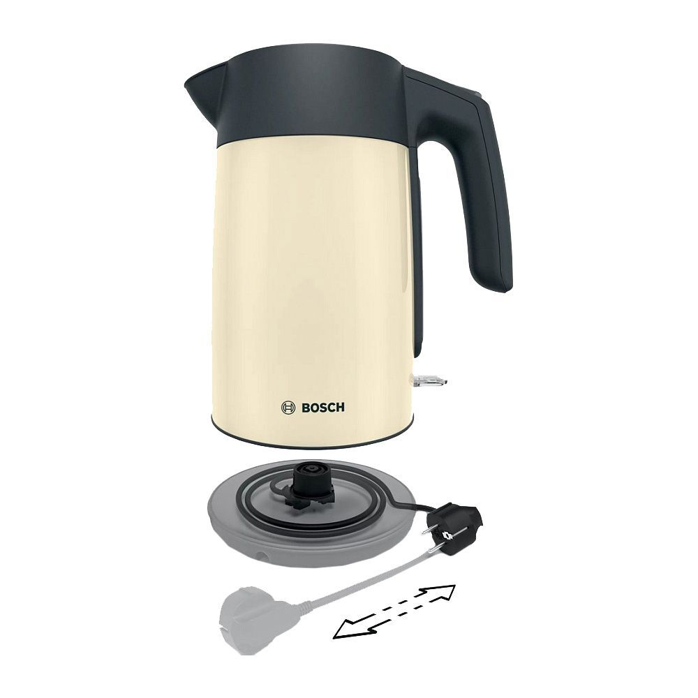 Чайник электрический BOSCH TWK7L467, бежевый