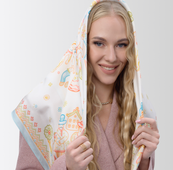 Новинка! Платок «Старооскольская игрушка»!