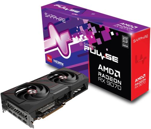 Видеокарта Sapphire PULSE AMD Radeon RX 9070 16 Гб