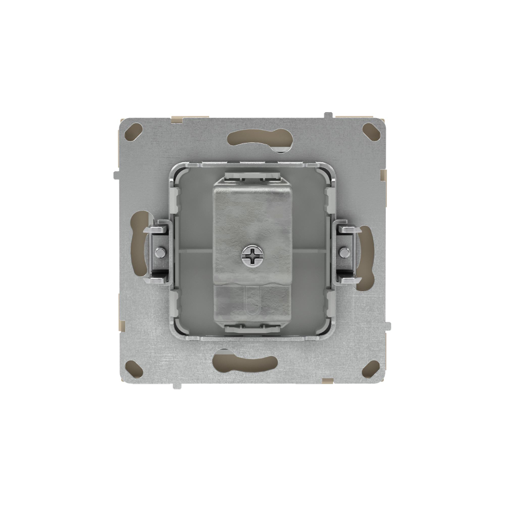 Розетка TV проходная, KANT, ванильный марципан