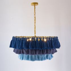 Подвесная Люстра Tassel Синий By Imperiumloft
