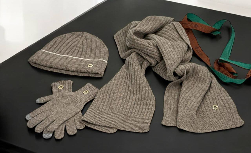Комплект Loro Piana (шапка + перчатки + шарф)