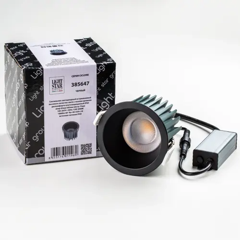 Встраиваемый светодиодный светильник Lightstar CICLONE 385647