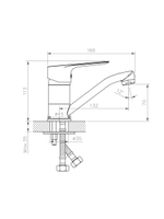 Смеситель Rossinka RS27-22 для раковины
