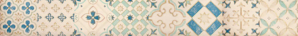 Бордюр настенный Парижанка 1506-0173 8x60 многоцветный LB-Ceramics