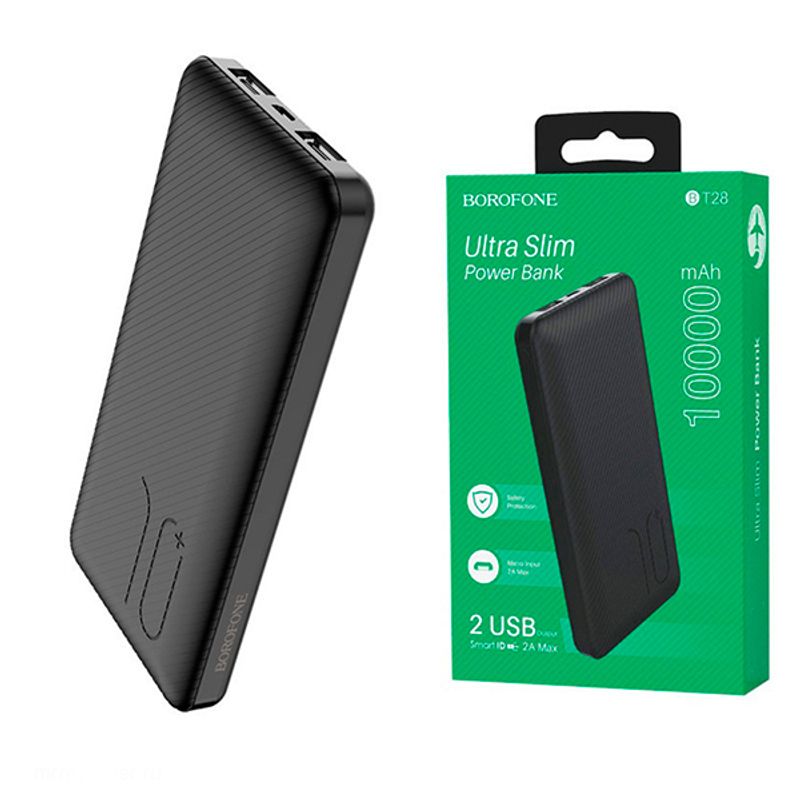 BT28 Beneficial mobile power bank(10000mAh) black