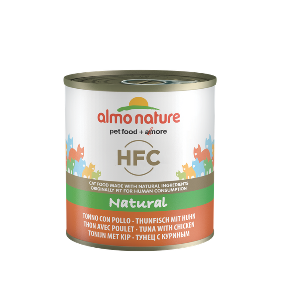Almo Nature Консервы для Кошек с Курицей и Тунцом  0,28 кг x 1 шт.