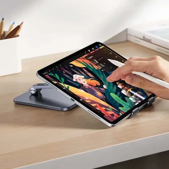 Ugreen LP134 Foldable Metal Tablet Stand Gray