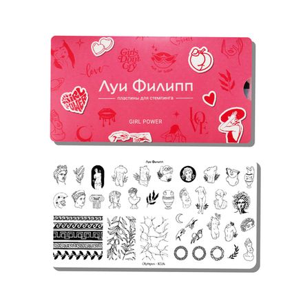 Луи Филипп Пластина для стемпинга Olympus K026