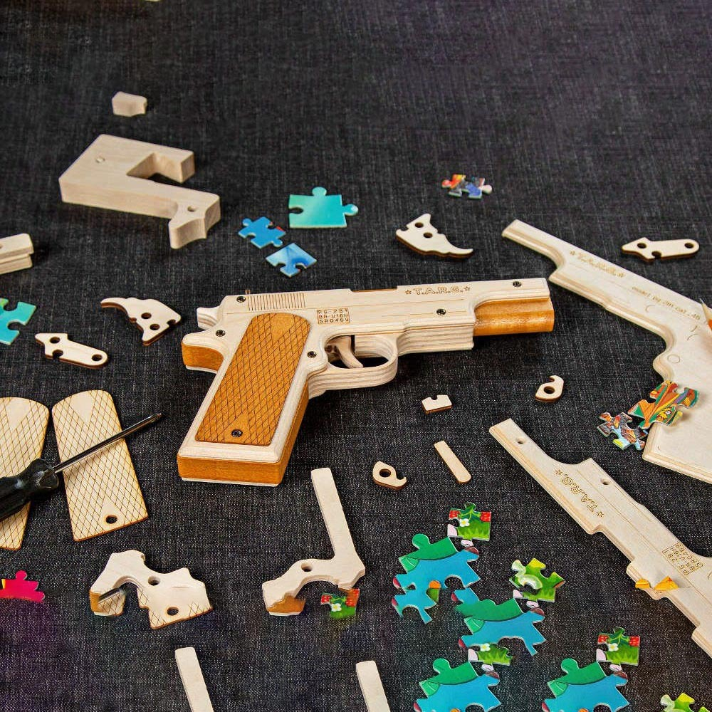 Деревянный конструктор Пистолет Combat M1911 (TARG)