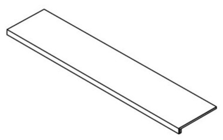 Фронтальная ступень  FORTE DEI MARMI ROCK Siber. Iv. Sc. Fro. (620070002885)