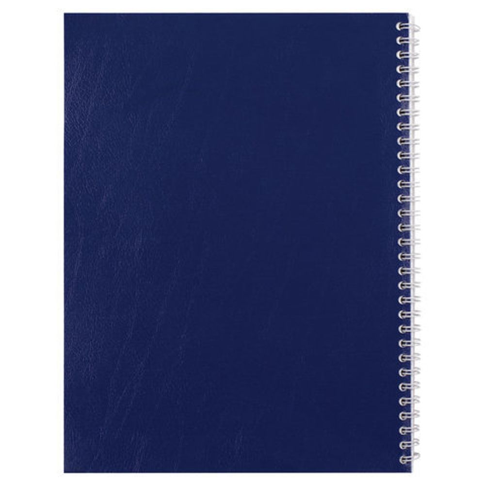 Тетрадь бумвинил, А5, 96 л., гребень, офсет №1, клетка, с полями, STAFF, СИНИЙ, 403415