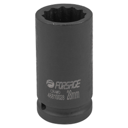 Головка ударная глубокая 3/4'', 28мм (12гр.) Forsage F-46810028