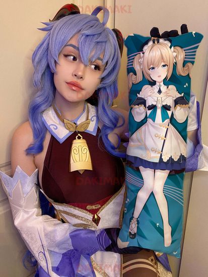 Мини дакимакура Барбара из Геншин Импакт | Genshin Impact арт. M0800, 60х20 см