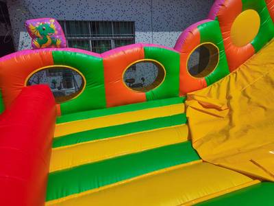 Батут-горка "Дракон 2", 11,5*6*9 м