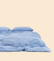 Простыня - Melange Smoky Blue - 230x260 (без резинки)