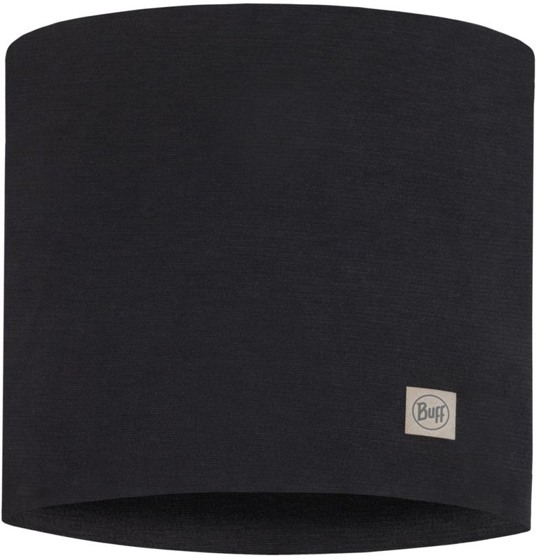 Повязка на голову спортивная Buff Headband CoolNet Solid Black Фото 1