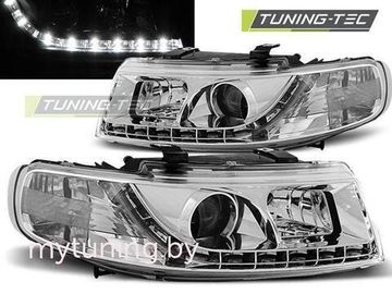 Передние фары Seat Leon 1/Toledo 2 daylight chrome