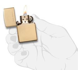Зажигалка ZIPPO Classic с покрытием High Polish Brass (254)