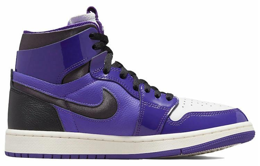 Кроссовки Jordan Air Jordan 1 High Zoom Air Cmft "Purple Patent" (Женская размерная сетка)