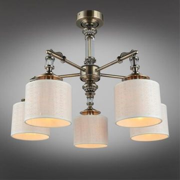 Люстра потолочная 5*Е14 OML-64307-05 бронза Rovigo Omnilux