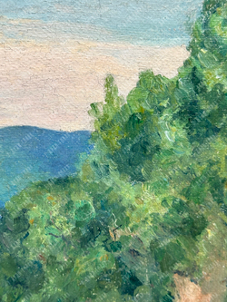 Милорадович С. Д. (1851–1943). Горный пейзаж. Холст, масло. Кон. XIX–нач. ХХ вв.