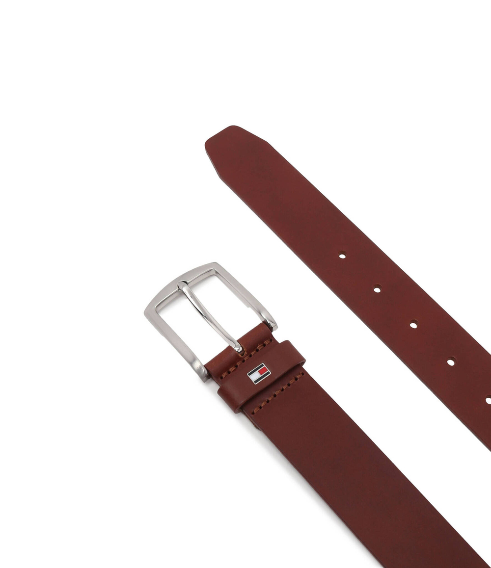Кожаный ремень NEW DENTON 3.5 BELT Tommy Hilfiger - коричневый(AM0AM08360)