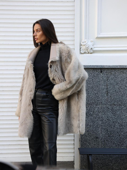 Двусторонняя дубленка Toscana