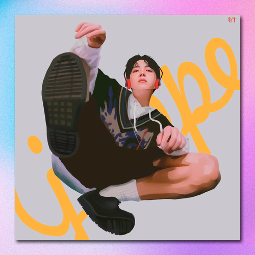 Арт принт / graphic_temple / BTS / J-Hope #1