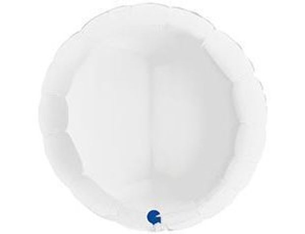 Г 36"/91 см, Круг, Пастель, Белый (White) (БГ-)
