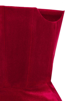 Платье корсетное Тюльпан из бархата