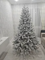 Заснеженная елка «Русская Императрица» (Литая хвоя) 150 см / 1,5 м