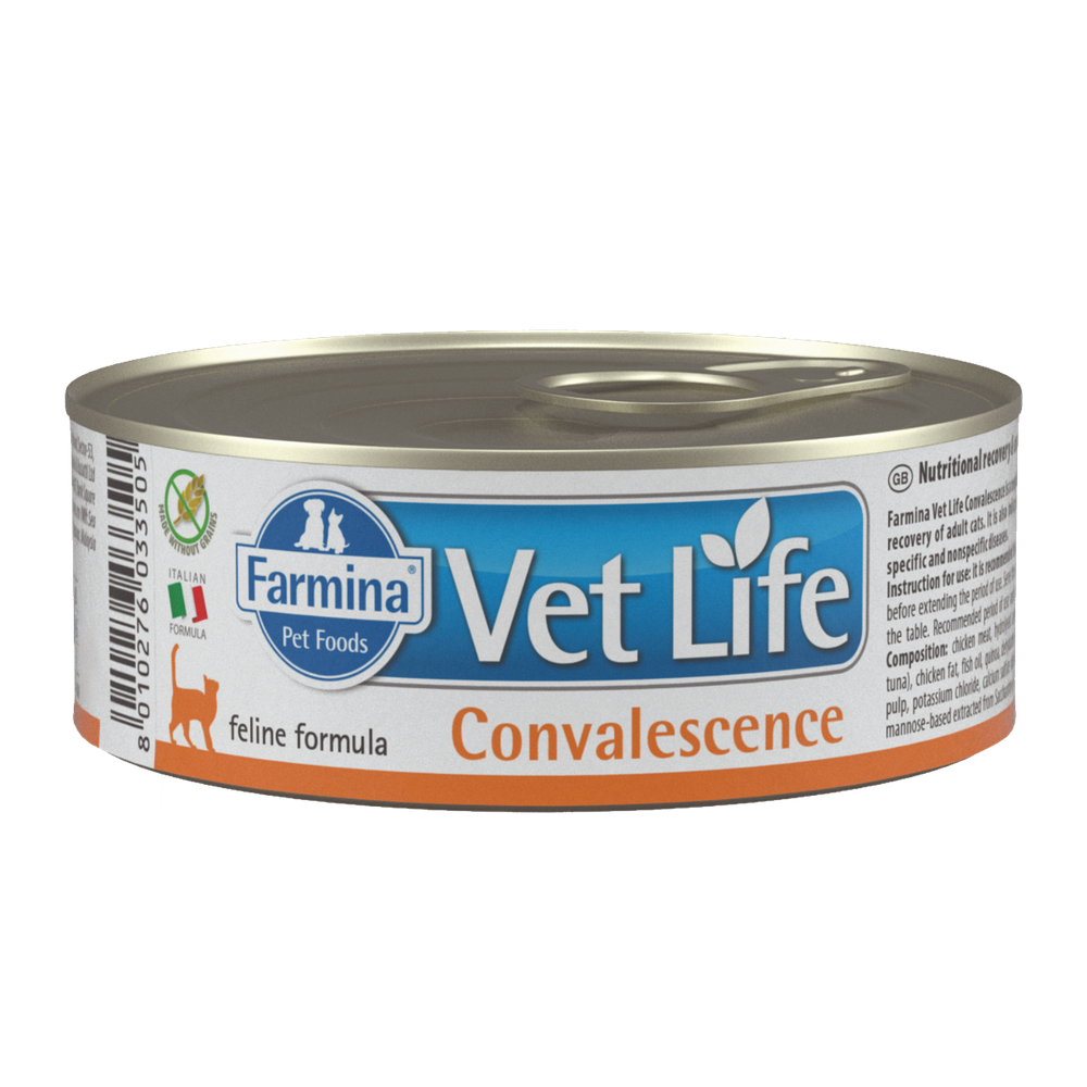 Фармина Vet Life Convalescence (паштет) для кошек в период восстановления (выздоровления), 85гр.