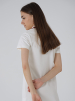 Платье поло Город Горький белый молочный