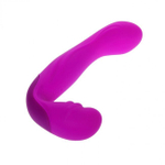 Безремневой страпон с тремя моторами BEAU (30 режимов) (Цвет: фуксия)