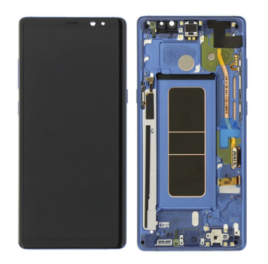 LCD SAMSUNG Note 8 / N950F Change Glass Orig Blue + Frame MOQ:5 换盖