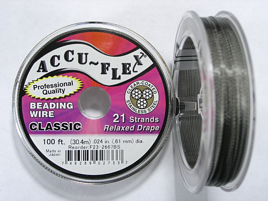 Ювелирный тросик Accu-Flex, 0,61 мм, 21 струна, цвет 