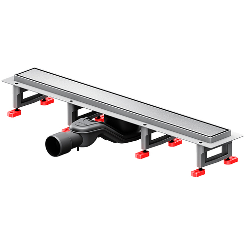 Душевой лоток AM.PM MasterFlow 60 W01SC-U11-060-04SB с решеткой Хром матовый / под плитку Tile