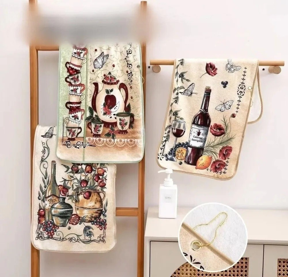 Быстросохнущее полотенце из микрофибры, с карабином 35*75