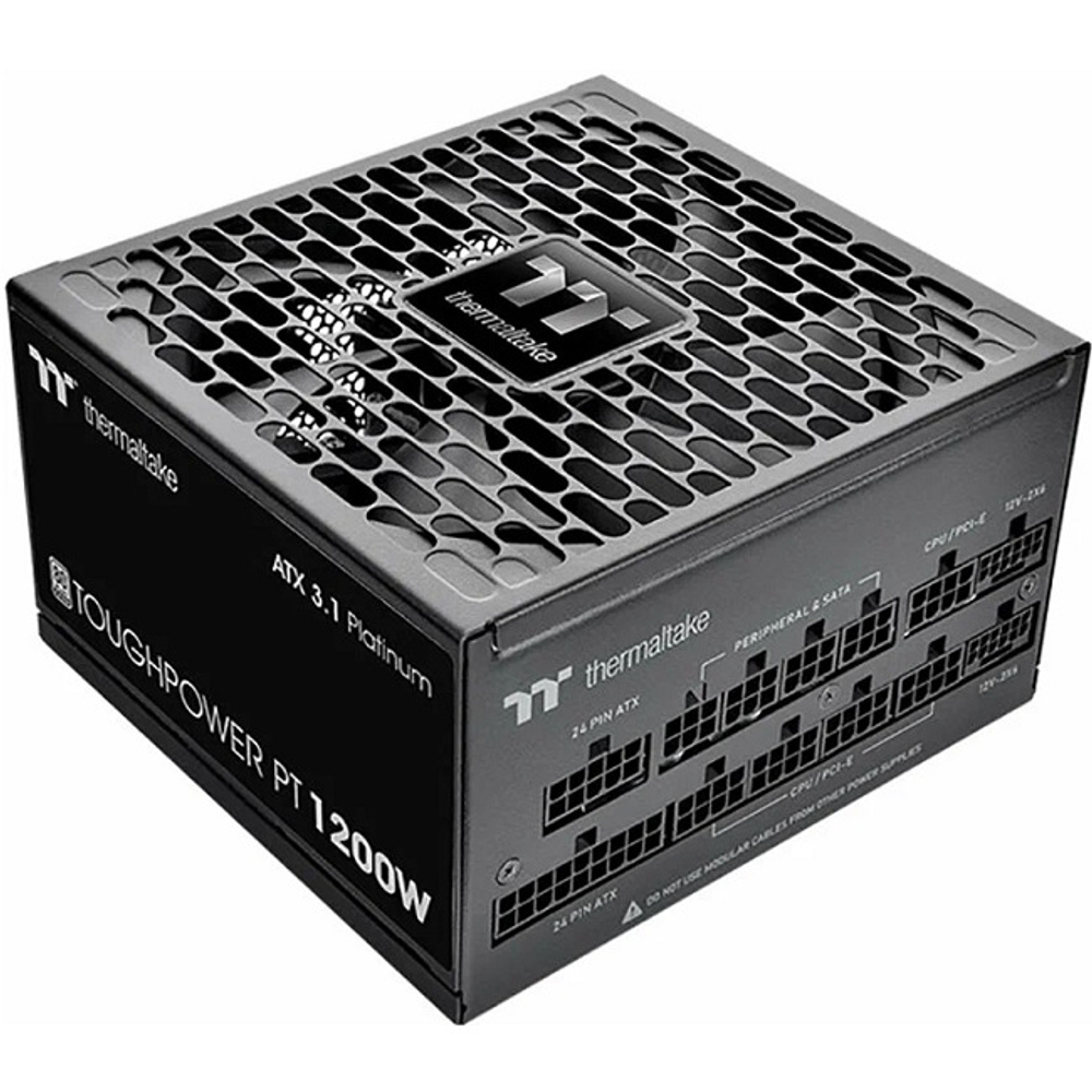 Блок питания Thermaltake 1200W Toughpower PT, модульный, 135mm, PCIe Gen 5.0, 80 PLUS Platinum (PS-TPP-1200FNFAPE-1)