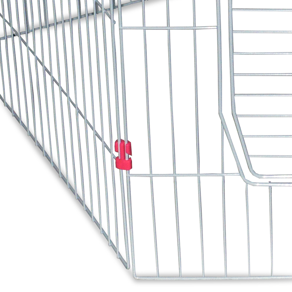 KREDO Вольер для щенков 6 секций 55*63 см (065), белый