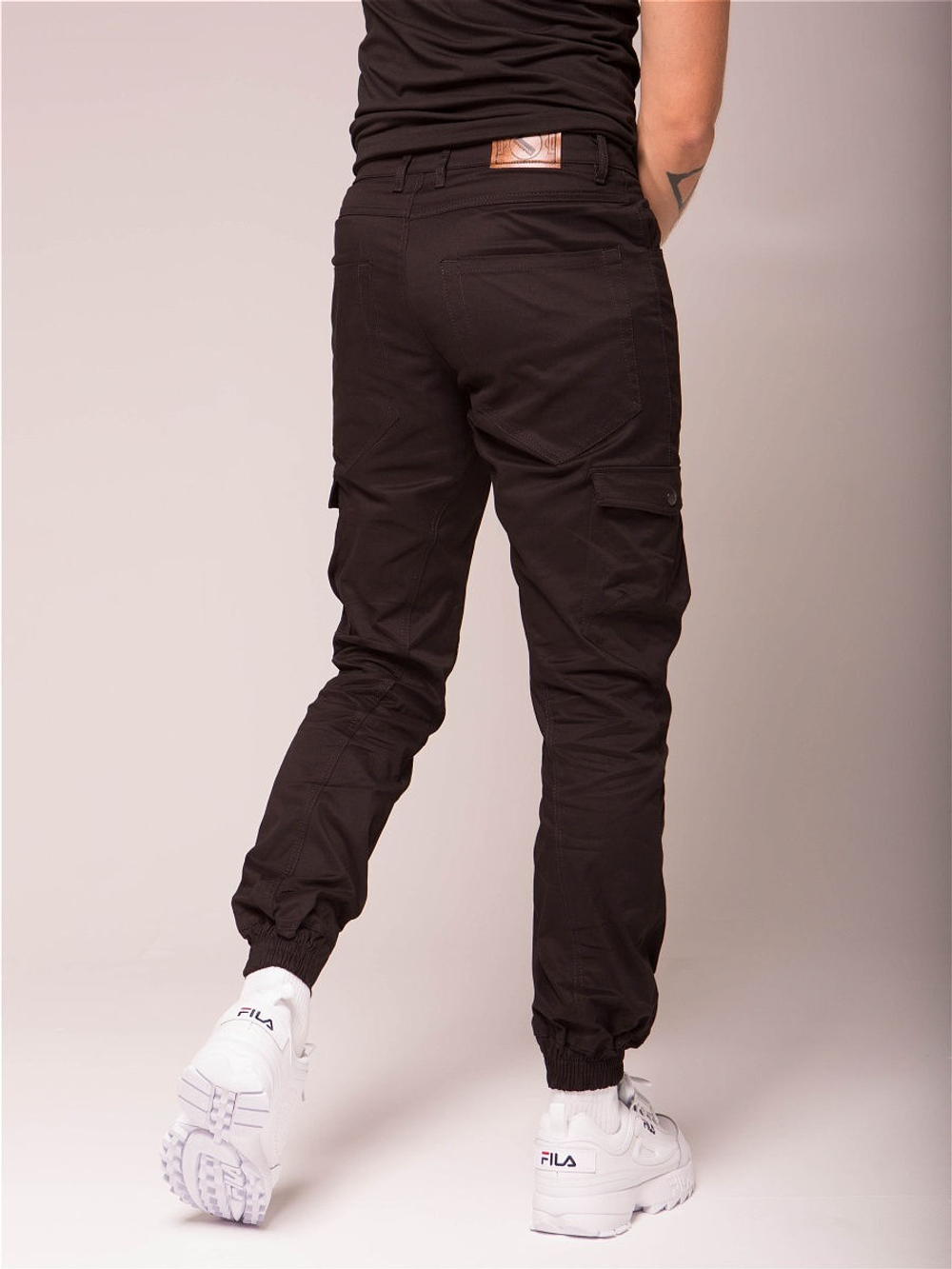 Брюки карго мужские черные Город Горький