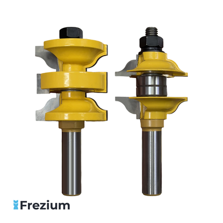 Набор фрез для изготовления дверной обвязки 44.5x12x46.5 мм