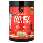 SIXSTAR, 100% Whey Protein Plus, сывороточный протеин плюс, со вкусом ванильного крема, 816 г (1,80 фунта)
